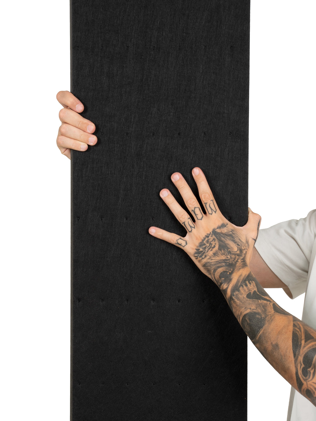 Pannello acustico da parete in legno Bianco 280 x 30cm