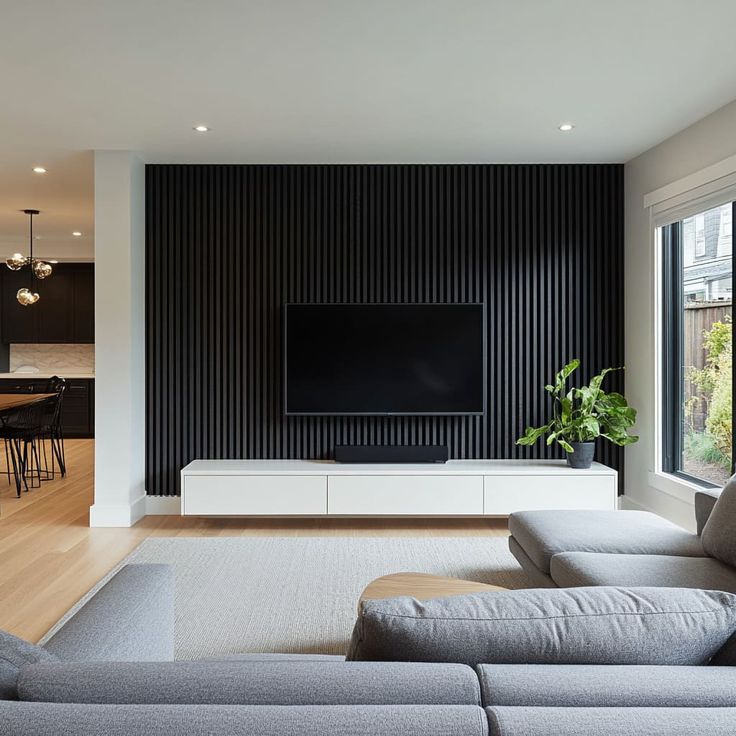 Doga Vulcano da Parete PVC 16x290 - Colore Nero Satinato