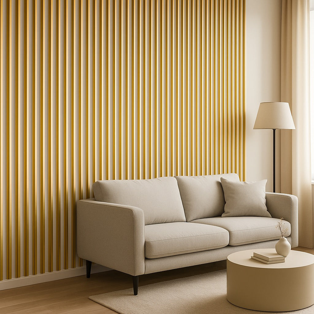 Doga Prestige in PVC – Eleganza in Bianco e Oro 16x290