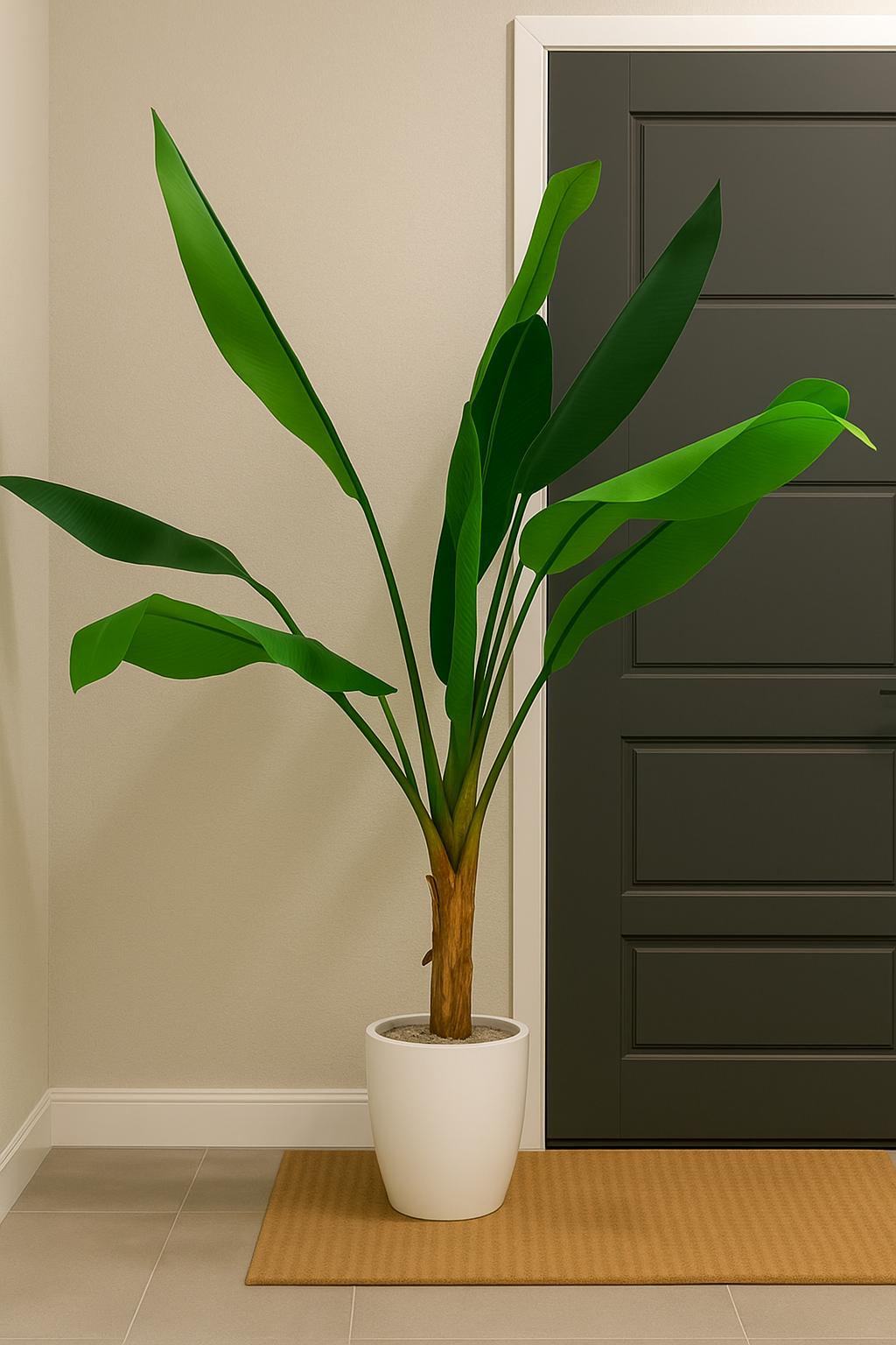 Banano tropicale -Pianta artificiale 180 cm.