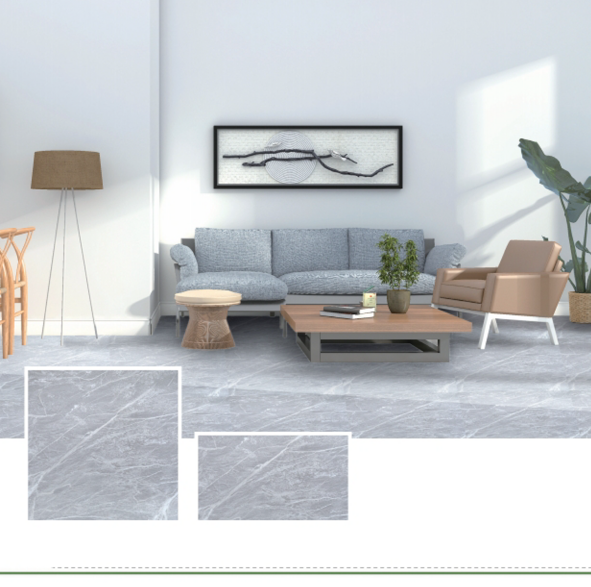 Pavimento in PVC autoadesivo Marmo Grigio con venature Bianche Prezzo al MQ