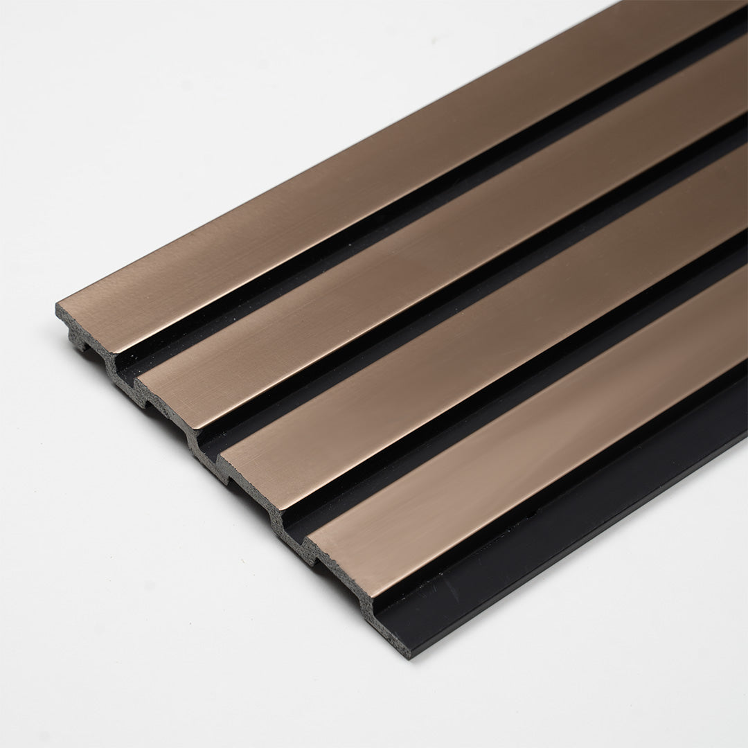 Blossom Doga da Parete PVC 16x290 - Colore Oro Rosa e Nero