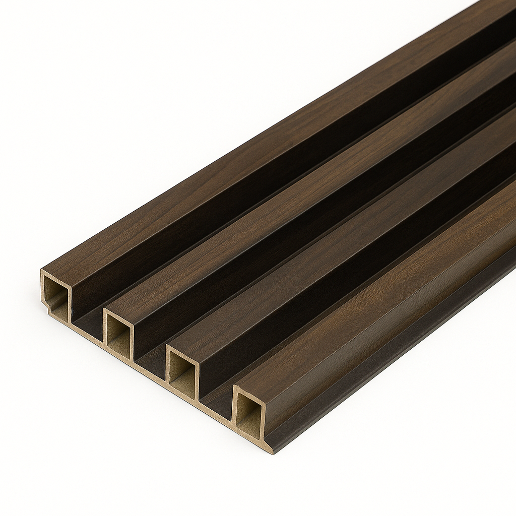 WoodLine Noce – Pannello a Doga Effetto Legno Scuro 16x290cm