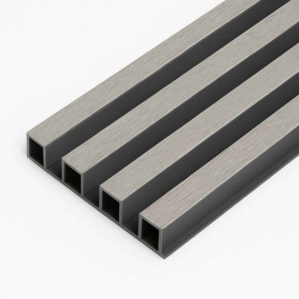 Greythorn – Pannello a Doga Effetto Grigio e Nero 16x290cm