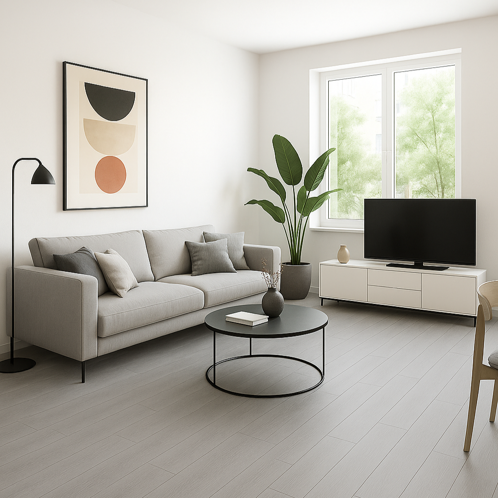 Pavimento in Pvc adesivo, Colore Grigio Beige , Misura 92cmx 15cm Prezzo al Mq. 10156