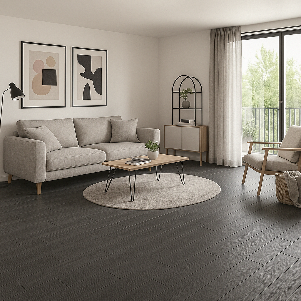 Pavimento in Pvc adesivo, Colore Nero , Misura 92cmx 15cm Prezzo al Mq. 10151