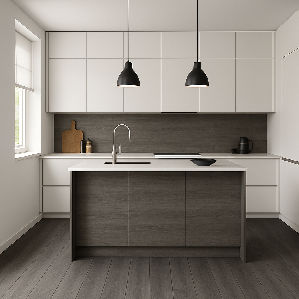 Pavimento in Pvc adesivo, Colore Legno Grigio Venato, Misura 92cm x 15cm Prezzo al Mq art. 36411001