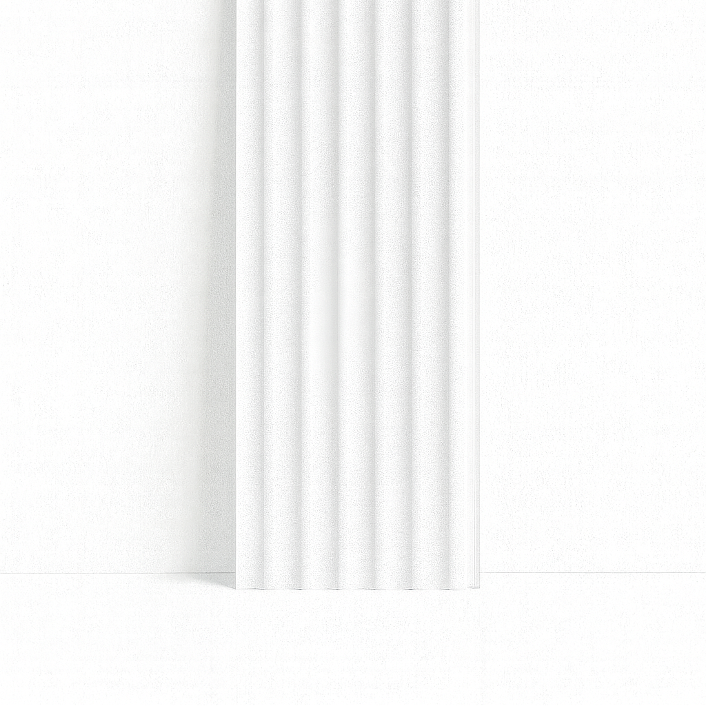 Doga in PVC Bianco Opaco – 290x12 cm