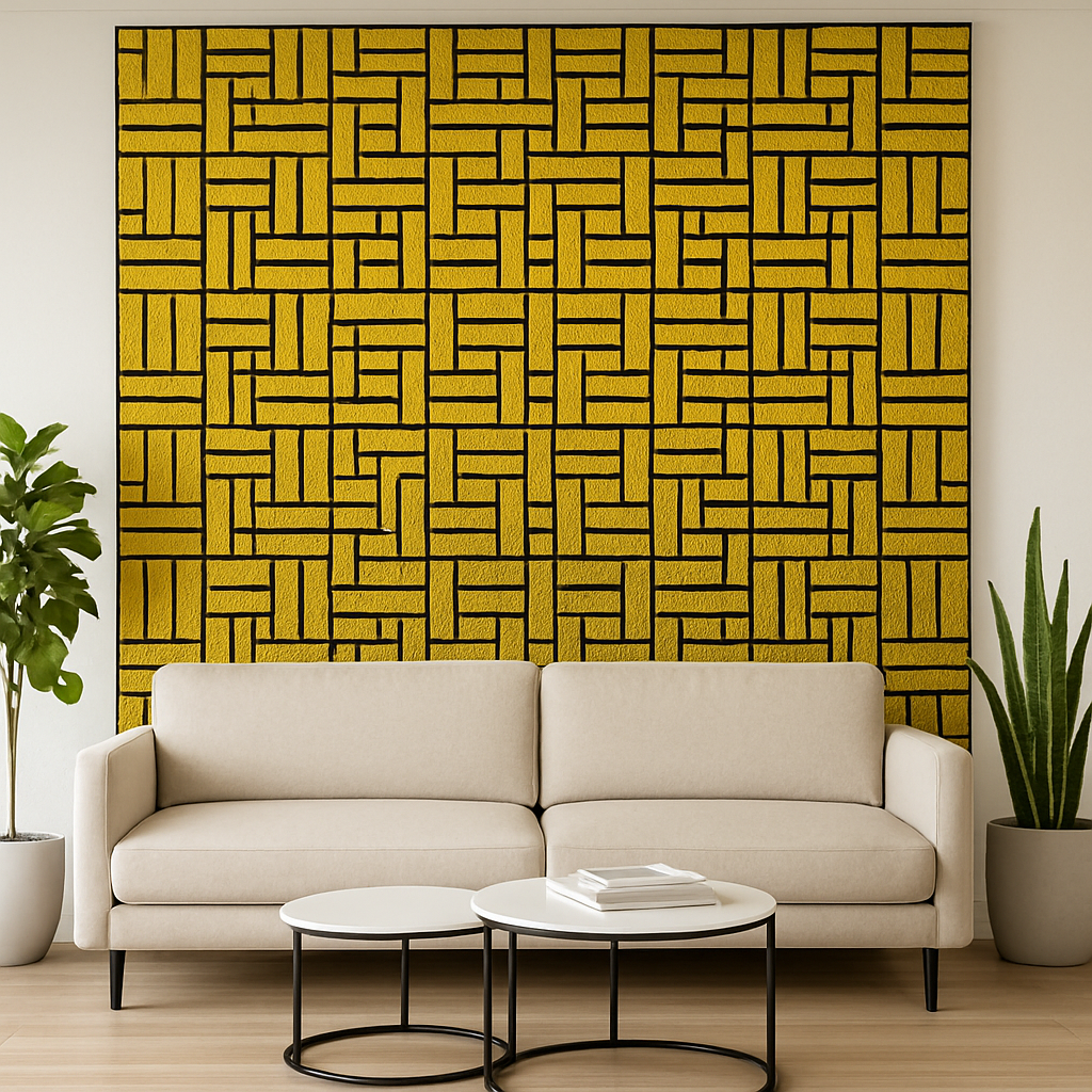 Aurelynd  – Specchio Decorativo a Riquadri oro.