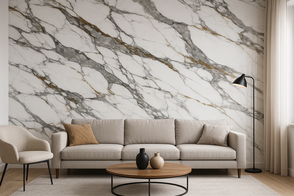 Imperium Oro - Rotolo Adesivo da Parete  - 300x120 cm BM67655