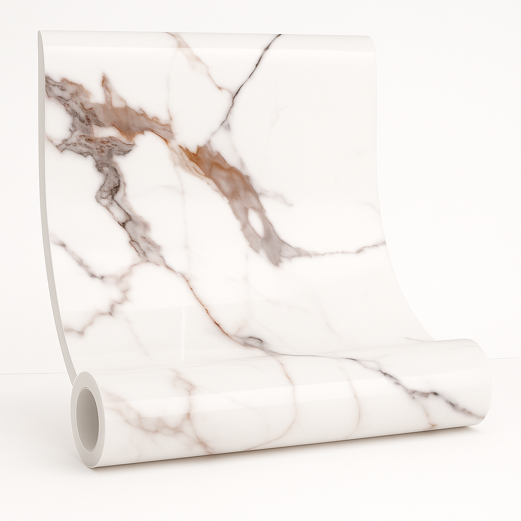 Calacatta Armonia- Rotolo Adesivo da Parete  - 300x120 cm BM67652