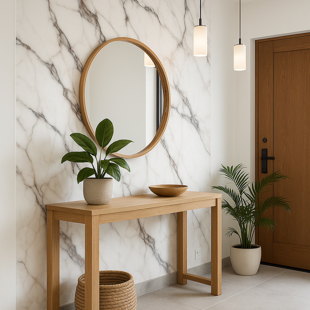 Imperiale Calacatta- Rotolo Adesivo da Parete  - 300x120 cm BM67653