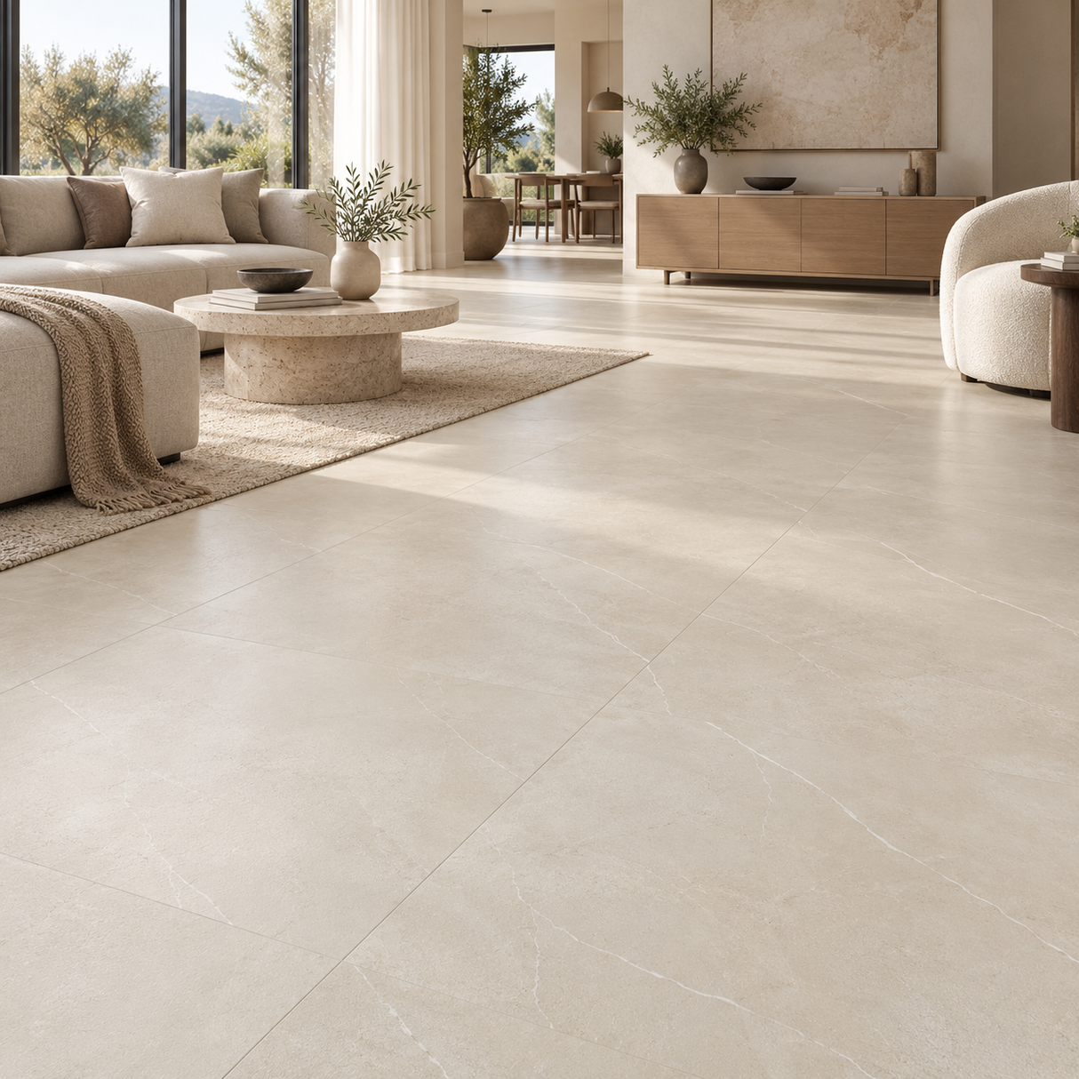Crema Avorio – Pavimento Adesivo 91,4 × 45,7 cm | Spessore 2 mm