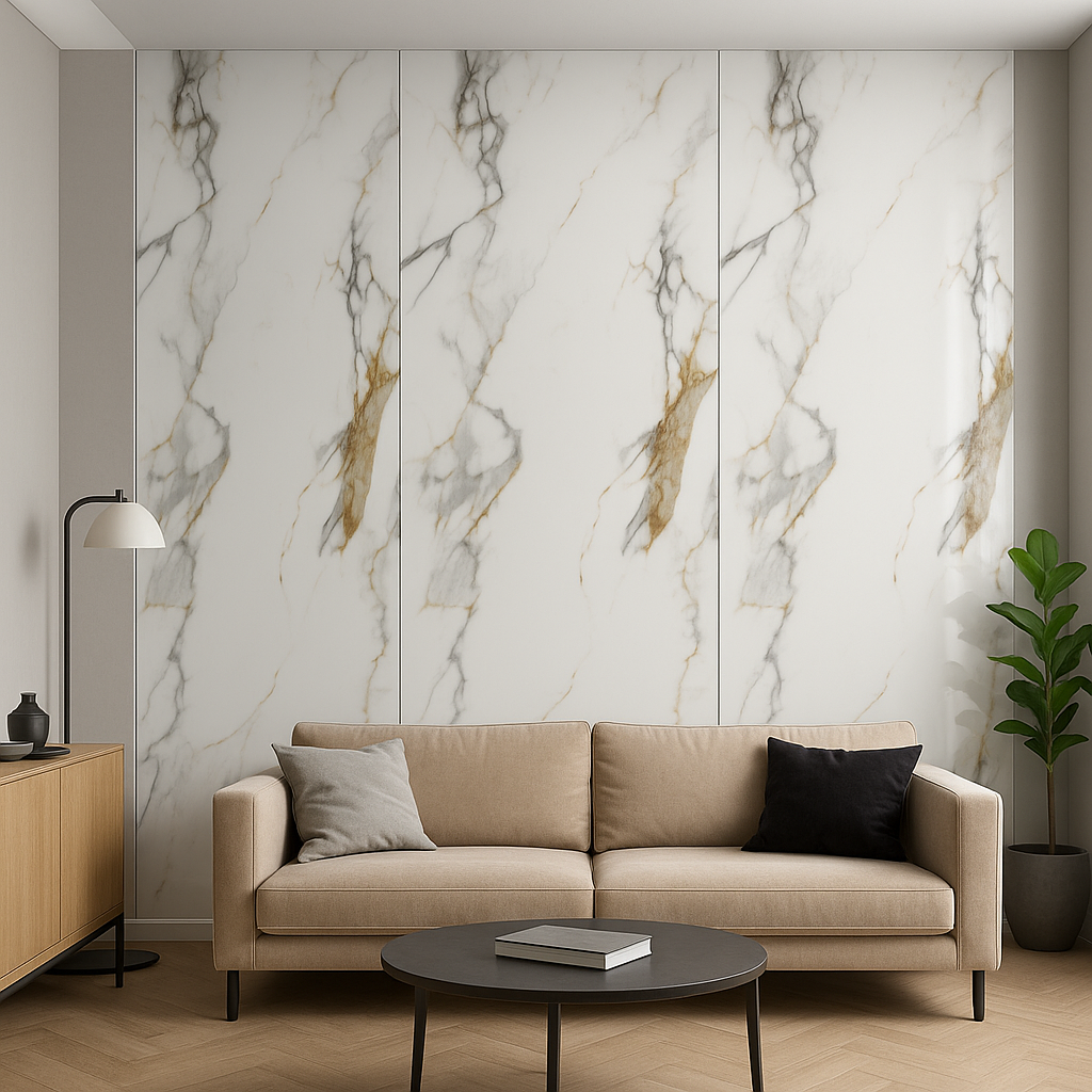Marmo Gold Supreme 120×290 – Pannello Lucido