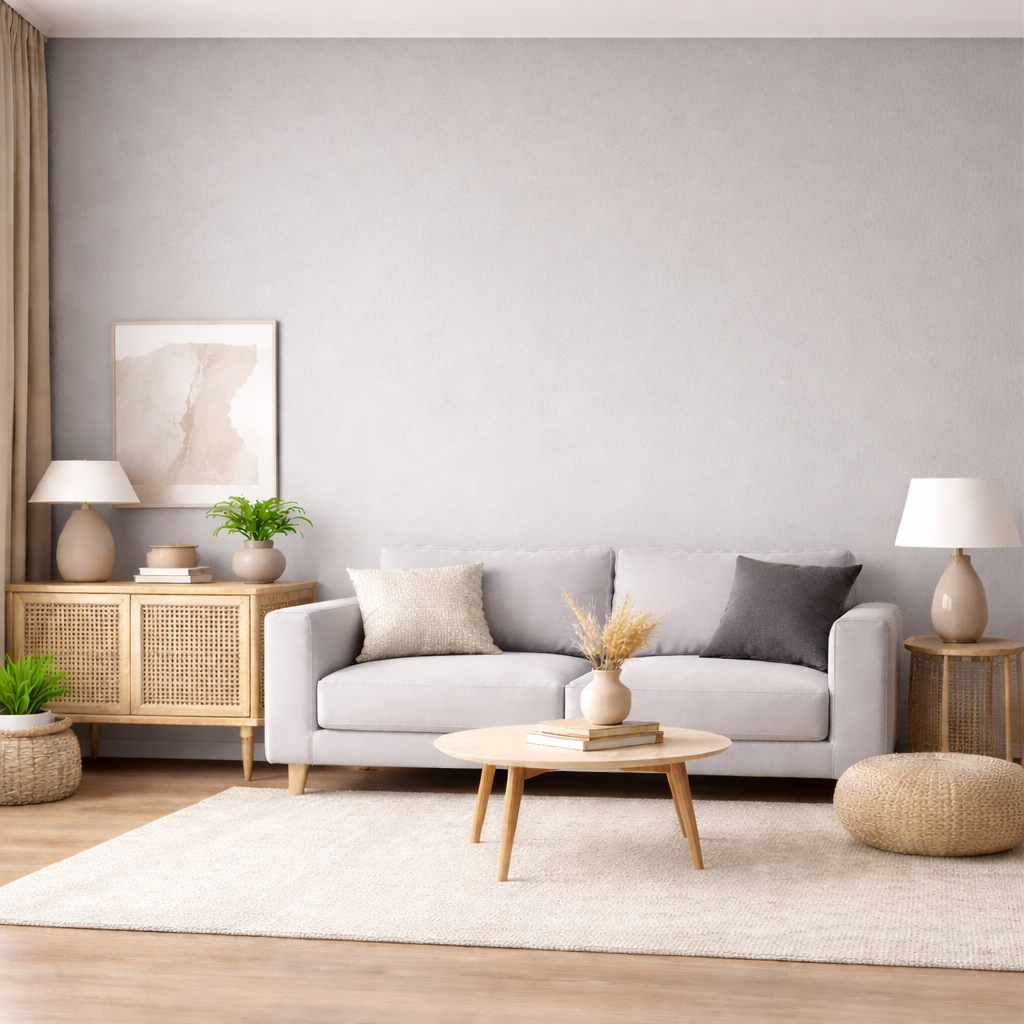 Royal Matte Grey – Rotolo adesivo murale 120×290 cm
