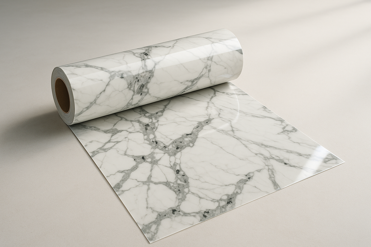 Rotolo Adesivo PVC Marmo Lucido – 120x300 cm - B44061