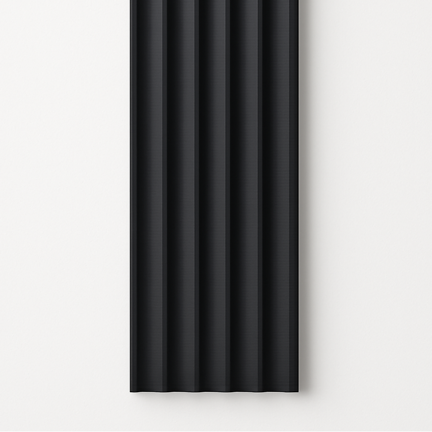 Doga in PVC Nero Opaco - 290x12 cm