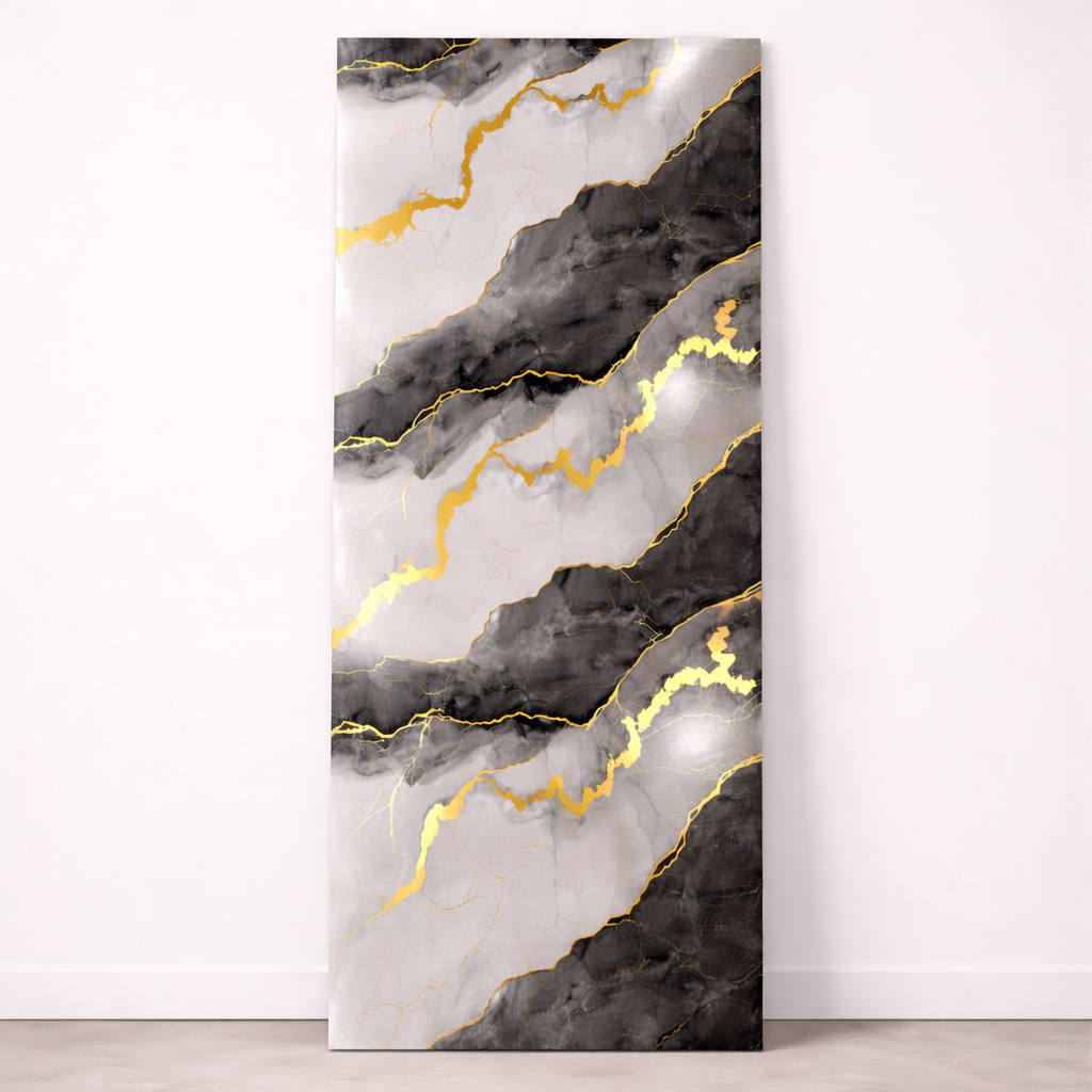 Pannello PVC Black Onice - 120x290 cm - 3 mm