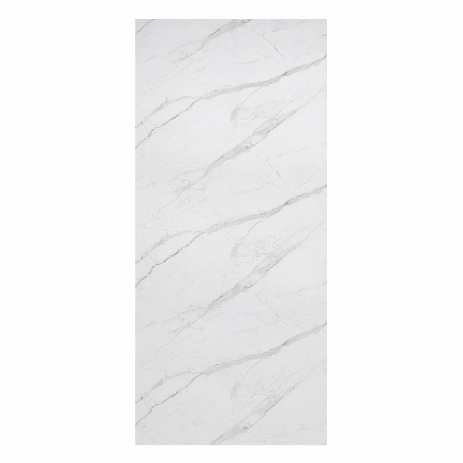 Statuario Venato 120×290 - Pannello PVC Rigido Effetto Marmo Lucido