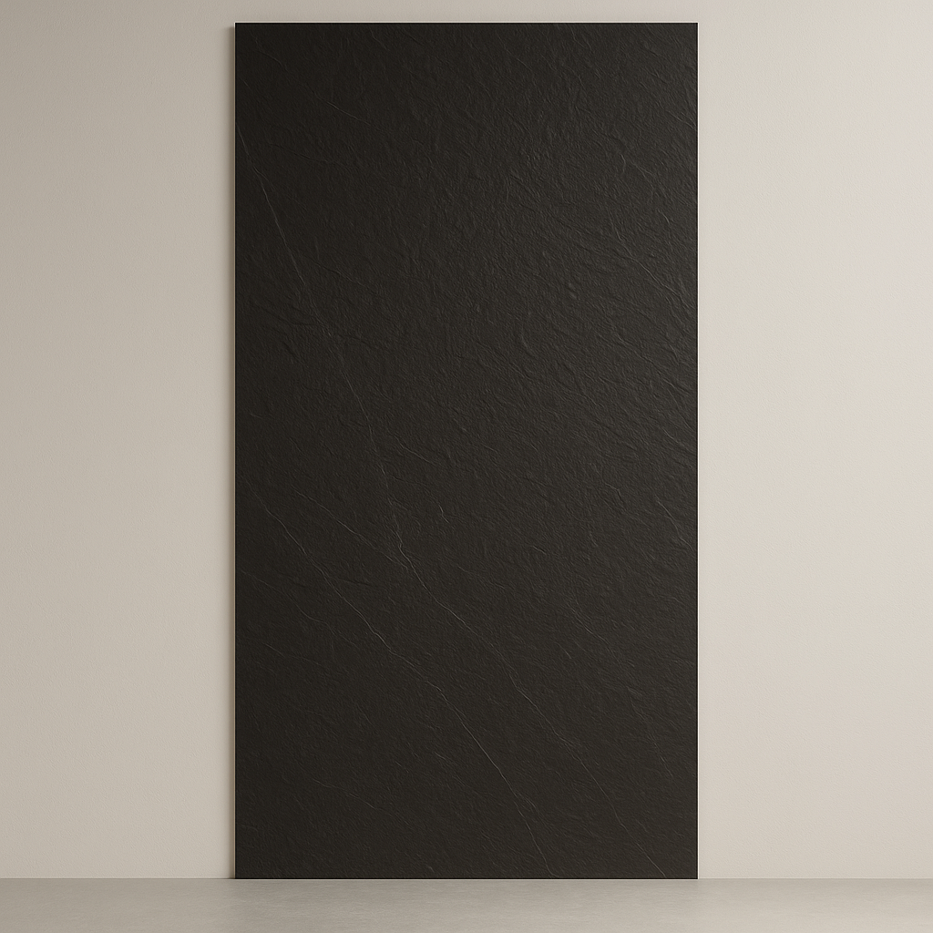 Stone Black Venato 120x290 – Pannello PVC Rigido Effetto Pietra Nera