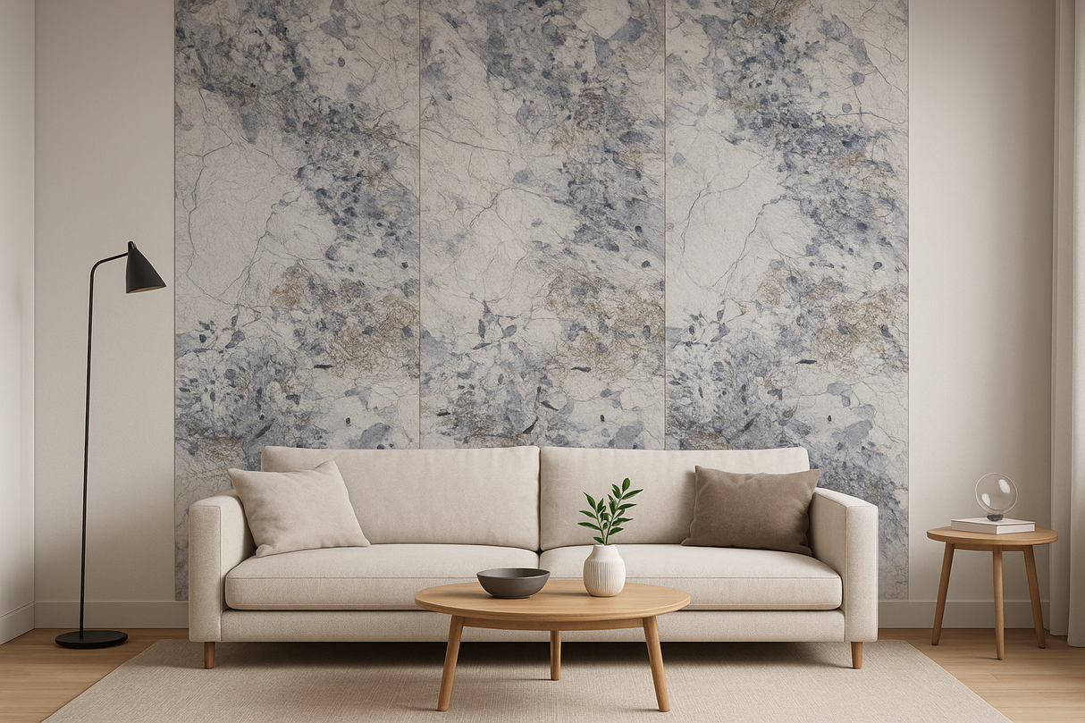 Azzurite Celeste - Rotolo Adesivo da Parete  - 300x120 cm BM67656