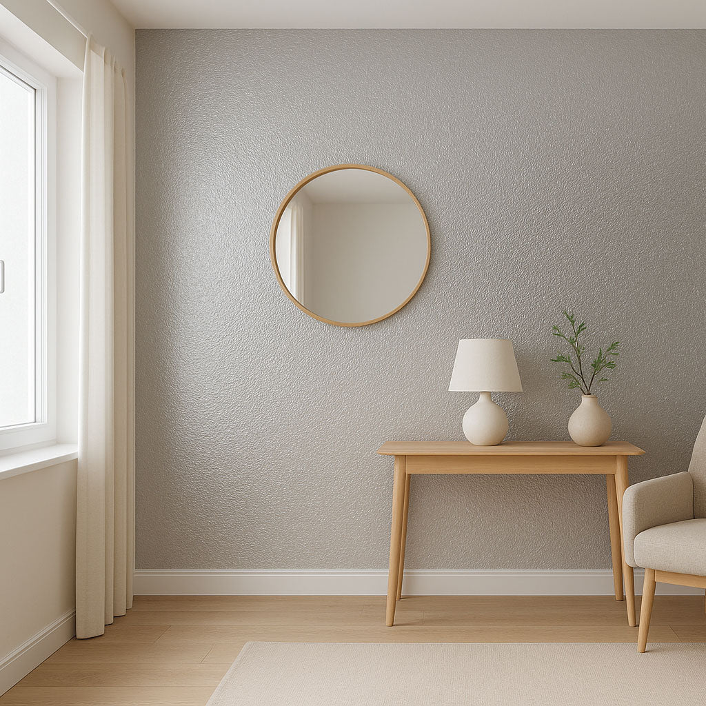 Silver Luxury - Rotolo Adesivo da Parete 300x120 cm -  BS67650