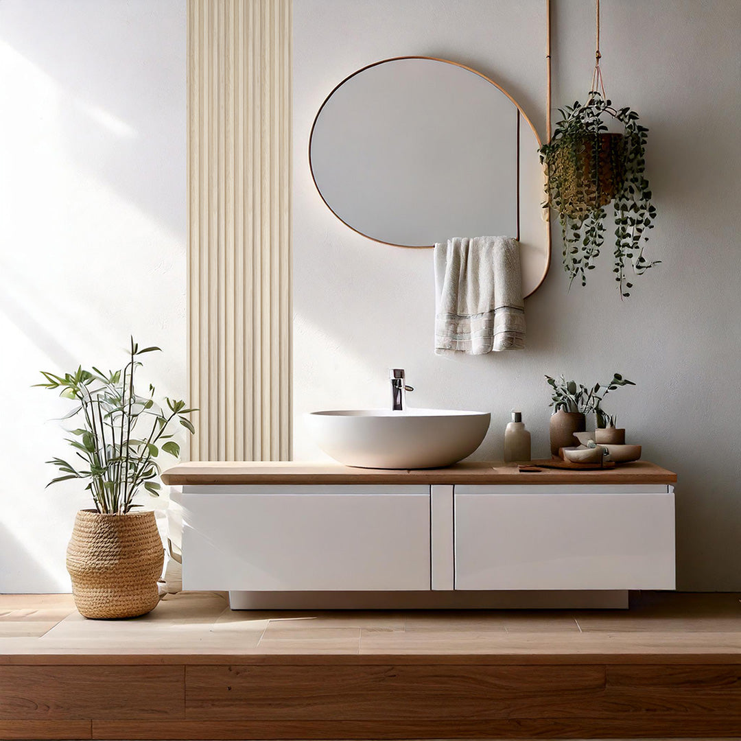 Santorini Doga da Parete PVC 16x290 - Colore Rovere Latte