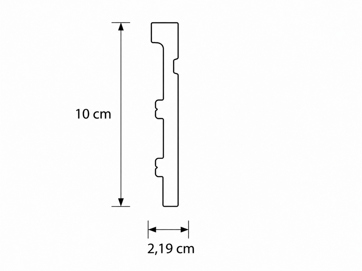 Ariston - Copribattiscopa da 10cm