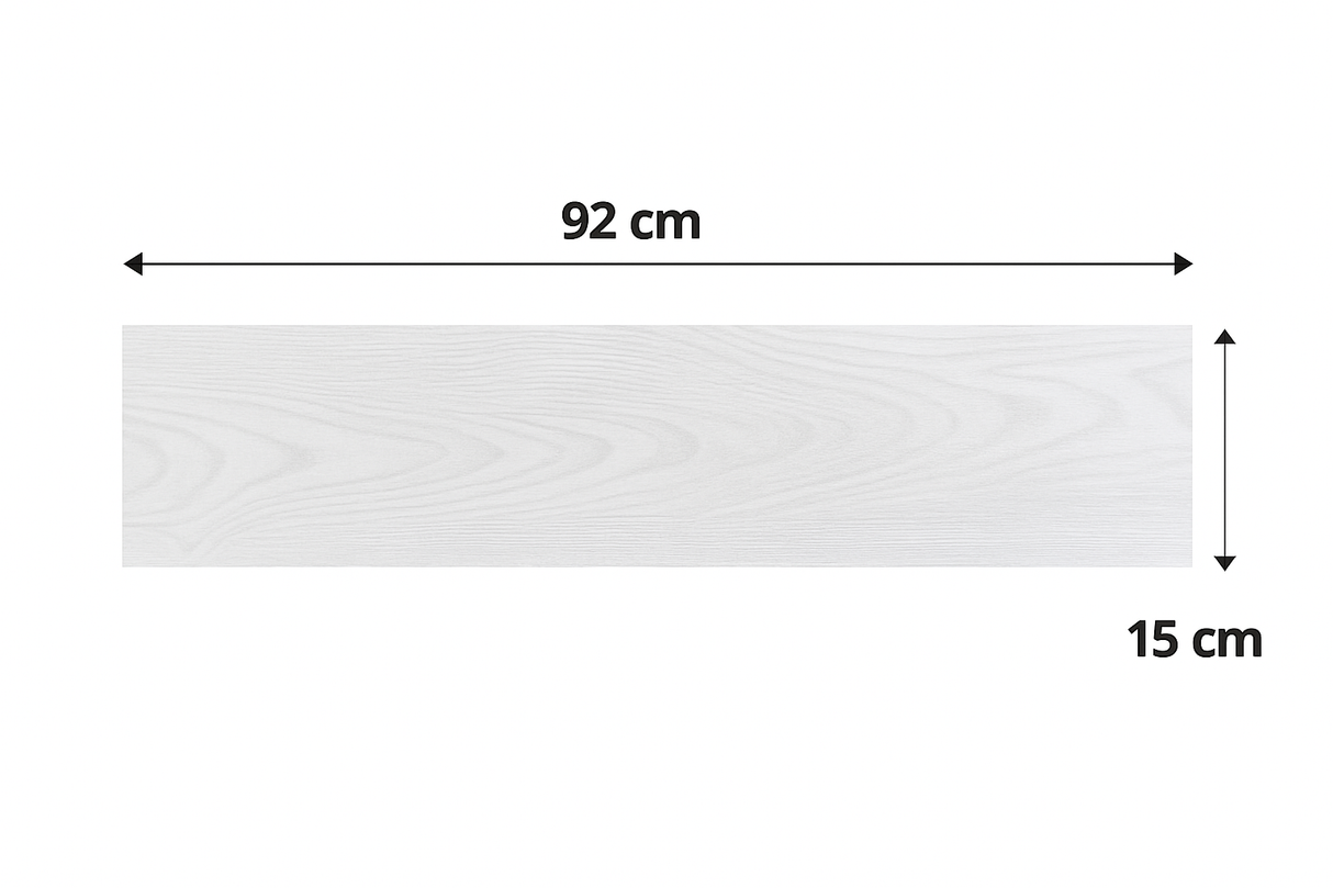 Pavimento in Pvc adesivo - Colore Bianco Shabby - Mq 36411005