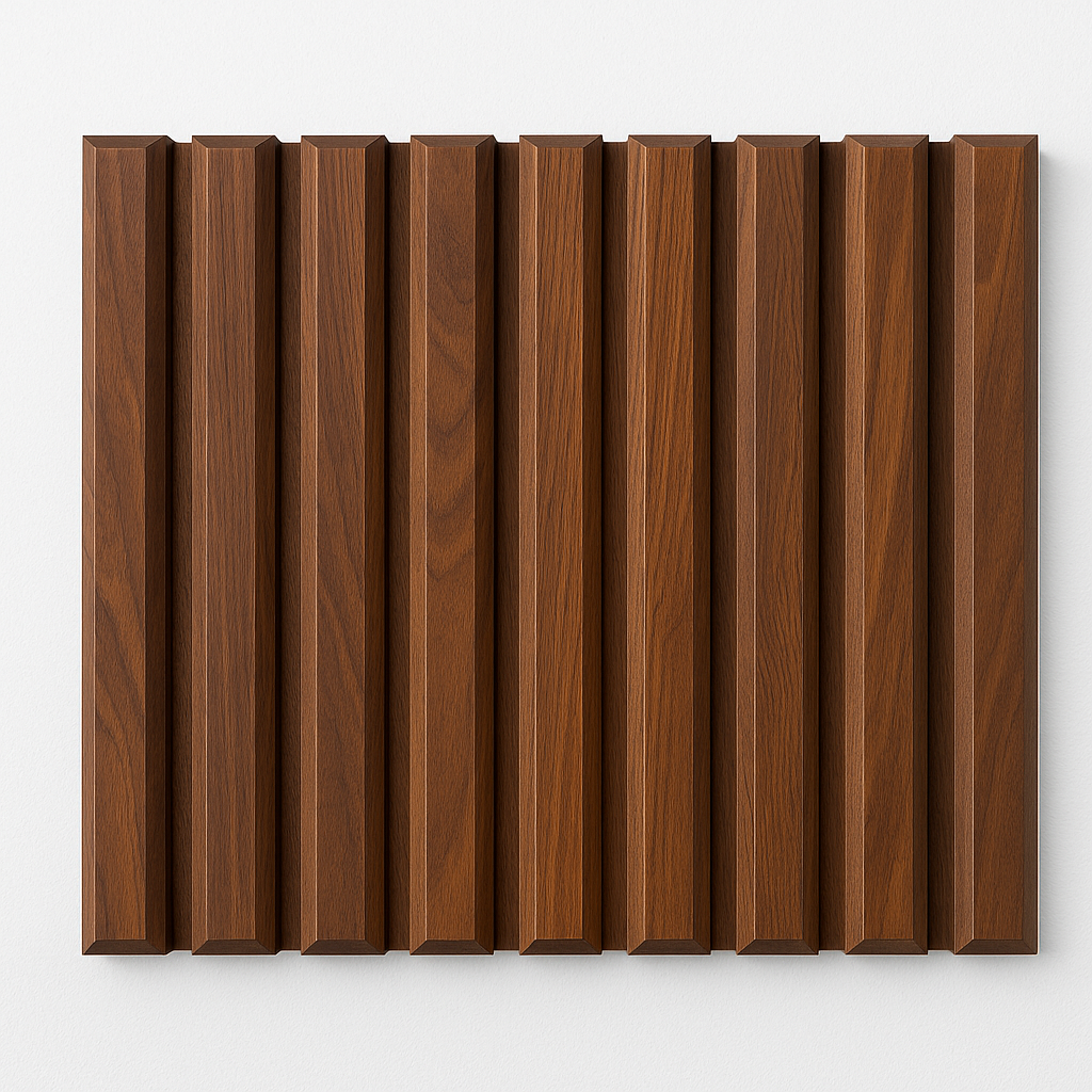 Bronx 3D – Pannello da Parete Effetto Rovere Scuro 50x50 cm