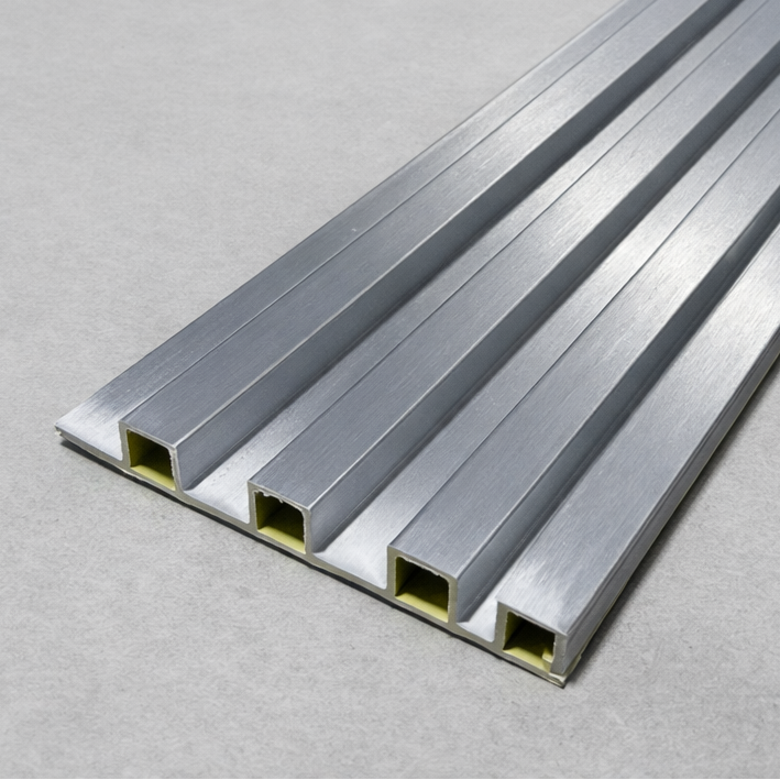 Doga Effetto Alluminio Spazzolato – Listelli 2×2 | 16×290 cm