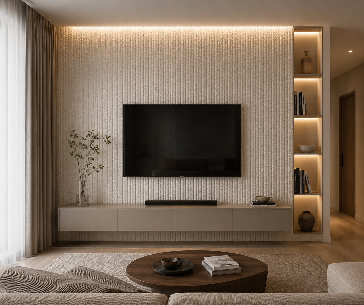 Wave Stone - pannello effetto roccia ondulato 60x120 cm