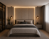 Velvet Chevron - rotolo in velluto 60x300cm