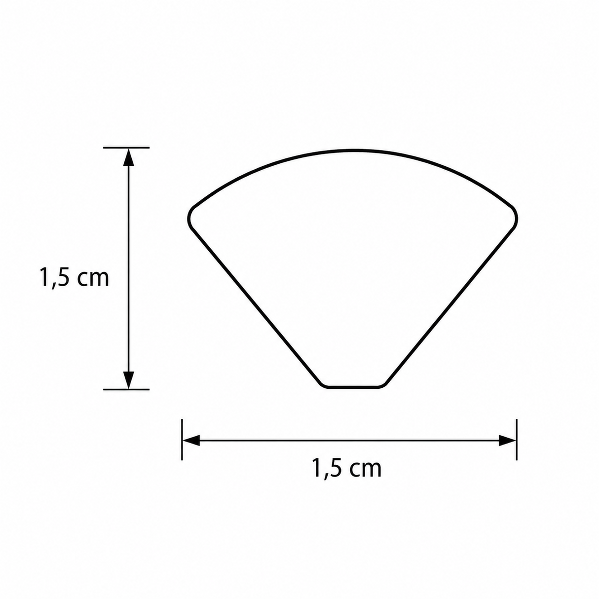 Lumen - Angolare in Polimero 1,5x1,5 cm da 2 m