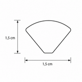 Lumen - Angolare in Polimero 1,5x1,5 cm da 2 m