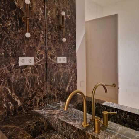 EMPERADOR DARK ✦ Pannello Rigido PVC Lucido 120x280 cm