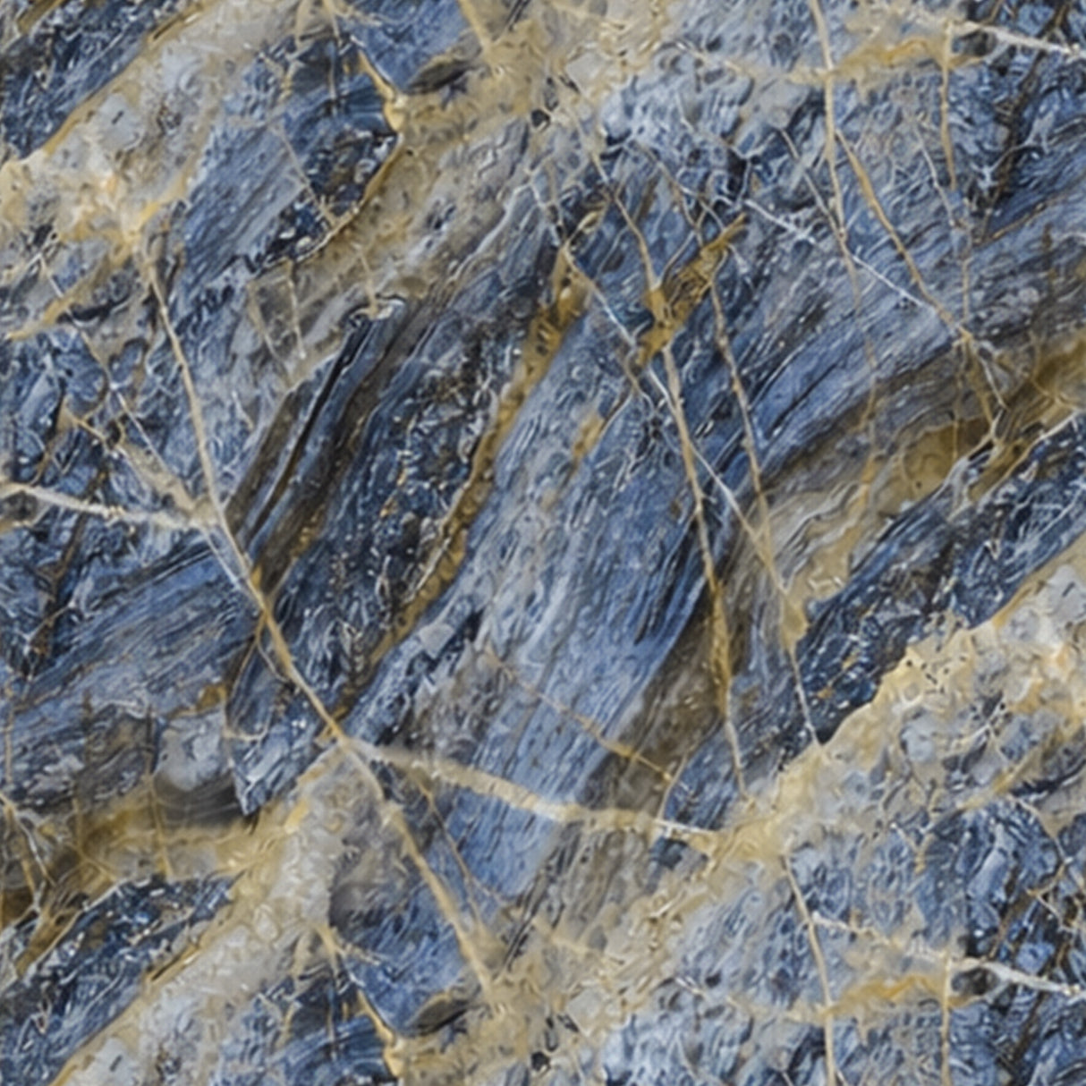 AZUL BAHIA ✦ Pannello Rigido PVC Lucido 120x280 cm