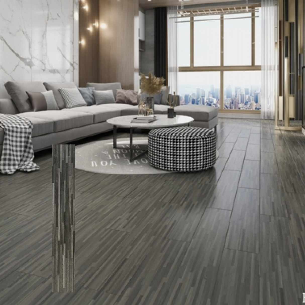 Pavimento in legno Pvc adesivo, Misura 92cmx 15cm Prezzo a MQ BM21871