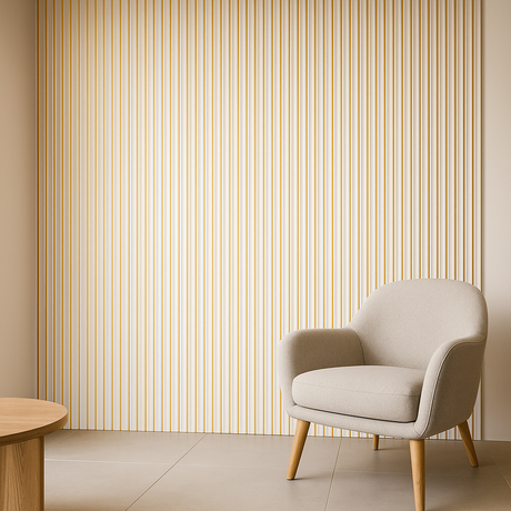 Doga Prestige Bianco Opaco e Oro - 15x290 cm