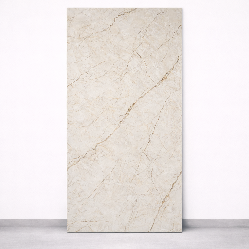 Pannello PVC Effetto Marmo Beige Natural – 120x290 cm | Spessore 3 mm