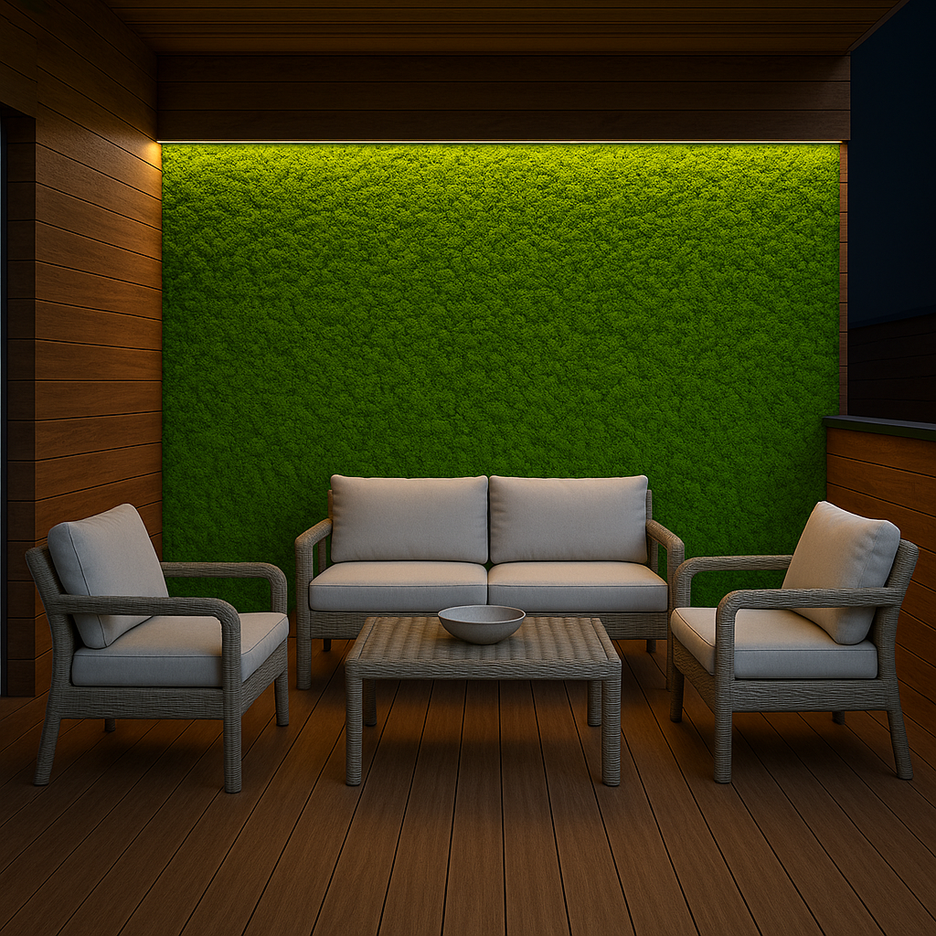 Muschio Naturale 100 cm x 100 cm – Qualità Premium