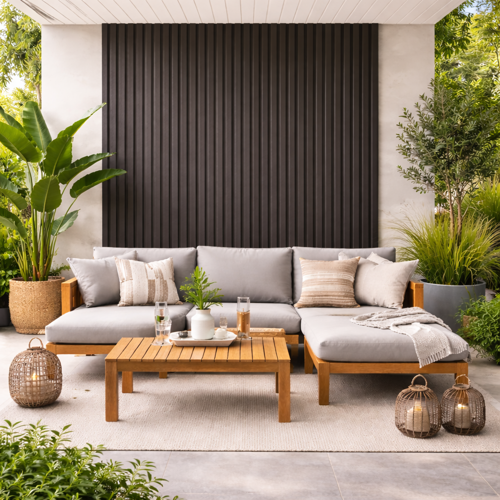 Doga per Esterno Teak Black– 22×290 cm