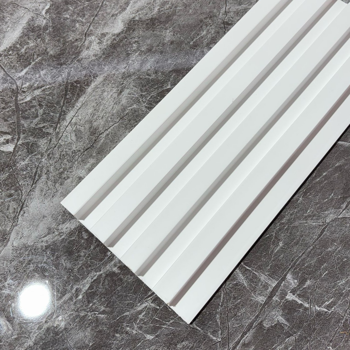 Doga White Milano da Parete PVC 16x290 - Colore Bianco Puro