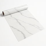 White Marble Glow – Rotolo adesivo 120×290