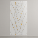 Marble Shine Oro 120x290 - Pannello PVC Rigido Effetto Marmo Lucido