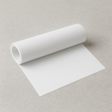 Royal Matte White – Rotolo adesivo murale 120×290 cm