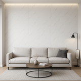 Rotolo Adesivo Effetto Marmo Bianco Lucido – 120x300 cm - Venature Leggere