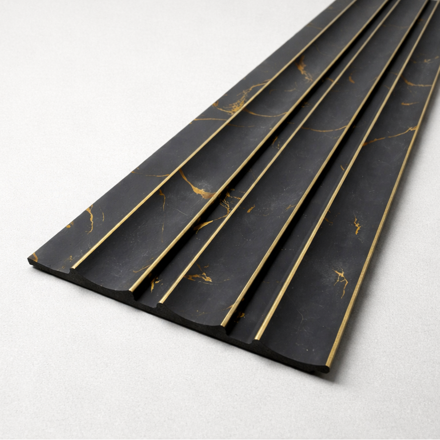 Lux Panel Nero Onice Oro - 12x290