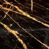 NERO ORO DUBAI ✦ Pannello Rigido PVC  120x280 cm