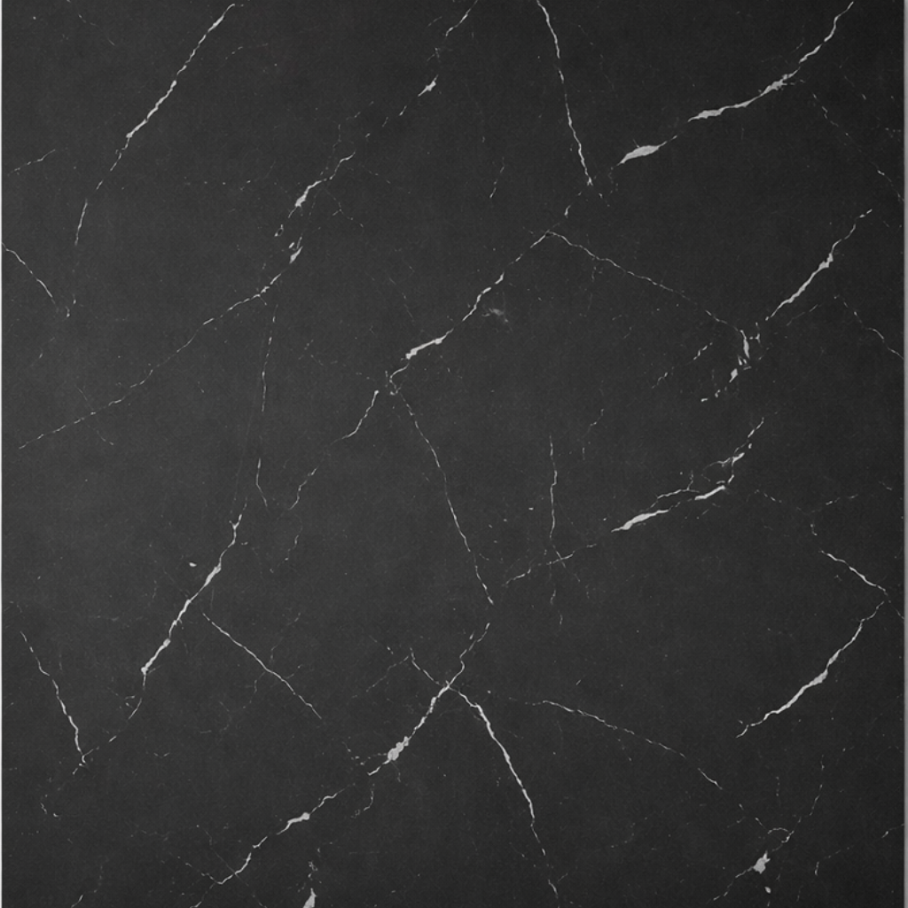 BLACK GRAFITE ✦ Pannello Rigido PVC Marmo Opaco 120x280 cm
